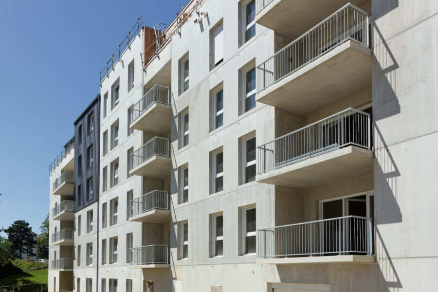 Balcons Résidence Rosa Parks Le Mans 