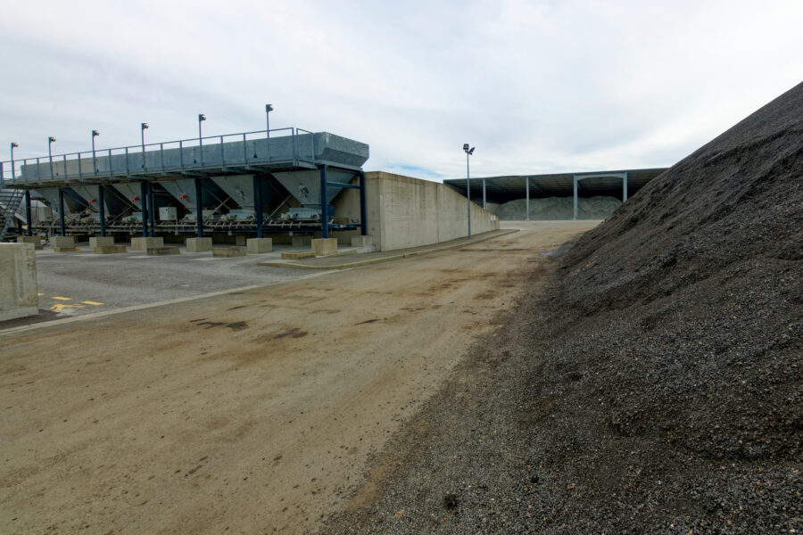 Bac granulats Centrale à enrobés Spen TP 